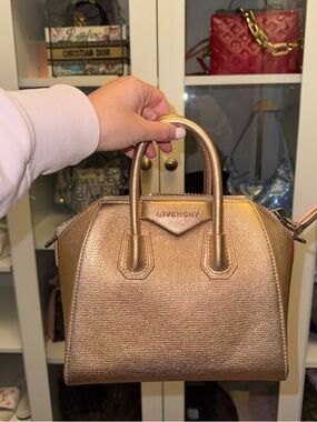 Authentic Givenchy Limited Edition Rose Gold Mini Antigona